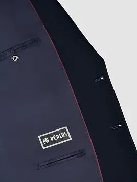 КОСТЮМ МУЖСКОЙ PEPLOS SU24003-SL ТЕМНО-СИНИЙ