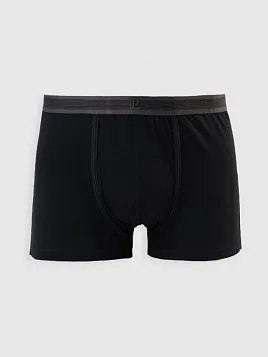 ТРУСЫ БОКСЕРЫ МУЖСКИЕ PEPLOS UW25009-BX ЧЁРНЫЙ