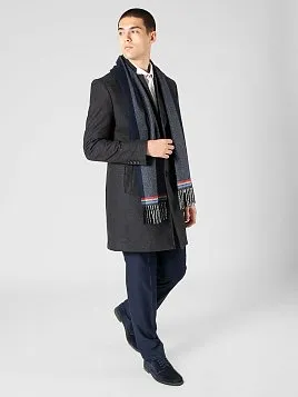 ПАЛЬТО МУЖСКОЕ PEPLOS OW2201-CT СЕРЫЙ