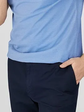 ТЕМНО-СИНИЕ БРЮКИ ИЗ ХЛОПКА P2624-R