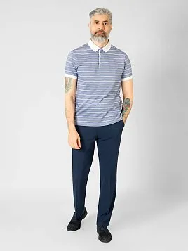 РУБАШКА-ПОЛО МУЖСКАЯ PEPLOS TS22003-P СИНИЙ