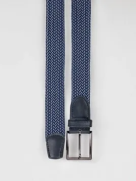 РЕМЕНЬ МУЖСКОЙ PEPLOS ТЕКСТИЛЬНЫЙ S1. BELT-22-S1-55 СИНИЙ