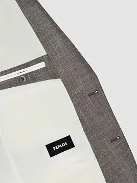 ПИДЖАК МУЖСКОЙ PEPLOS JA24101-С КОРИЧНЕВЫЙ