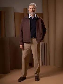 ТРИКОТАЖНАЯ РУБАШКА KN26SH056 ТЕМНО-СИНЯЯ