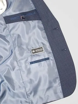 КОСТЮМ МУЖСКОЙ PEPLOS SU22017-C СИНИЙ