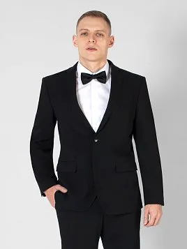 КОСТЮМ МУЖСКОЙ PEPLOS SU22030-SL ЧЁРНЫЙ