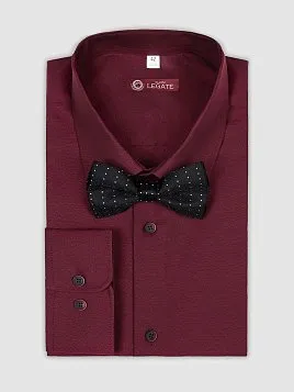 СОРОЧКА МУЖСКАЯ MAJESTIC LEGATE SH22121-С БОРДОВЫЙ (LA)