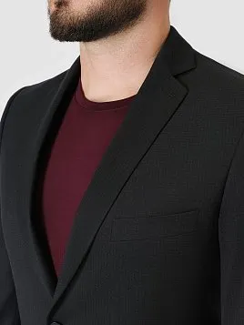 КОСТЮМ МУЖСКОЙ PEPLOS SU24005-SL ЧЁРНЫЙ