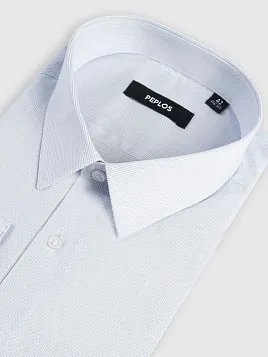 СОРОЧКА МУЖСКАЯ PEPLOS SH25062-SL ГОЛУБОЙ