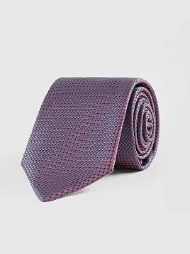 ГАЛСТУК МУЖСКОЙ PEPLOS СИНИЙ. МИКРОДИЗАЙН (400/88)