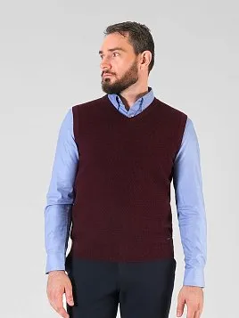 ЖИЛЕТ МУЖСКОЙ PEPLOS KN-CV-06 БОРДОВЫЙ