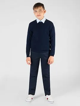 БРЮКИ ДЛЯ МАЛЬЧИКА МЛ. ШКОЛА PEPLOS P22B02-SL ТЕМНО-СИНИЙ