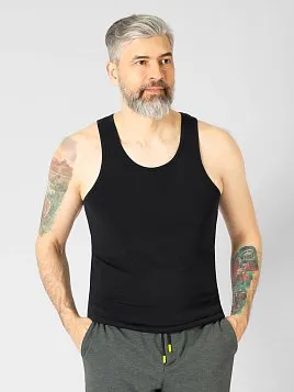 МАЙКА МУЖСКАЯ PEPLOS TS-BU-1/2 ЧЕРНЫЙ