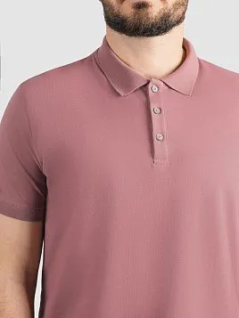 РУБАШКА-ПОЛО МУЖСКАЯ PEPLOS TS24024-P РОЗОВЫЙ