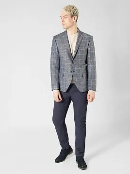 ПИДЖАК МУЖСКОЙ PEPLOS JA22064-SL СИНИЙ