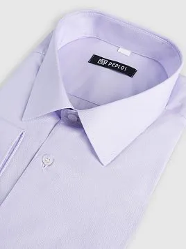 СОРОЧКА МУЖСКАЯ PEPLOS SH25041-R СИРЕНЕВЫЙ