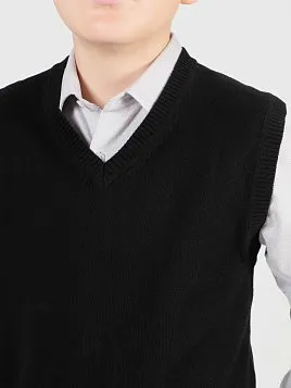 ЖИЛЕТ ДЛЯ МАЛЬЧИКА PEPLOS JKN24V007 ЧЁРНЫЙ