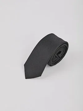 ГАЛСТУК УЗКИЙ МУЖСКОЙ ЧЕРНЫЙ (250/149)