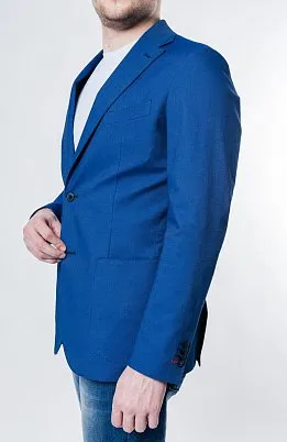 ПИДЖАК МУЖСКОЙ CLAUDIO VERDI CJ1802 СИНИЙ
