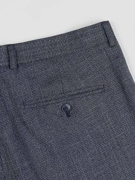 КОСТЮМ МУЖСКОЙ PEPLOS SU23003-SL СИНИЙ (ЖИЛЕТ ОТДЕЛЬНО)