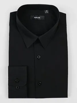 СОРОЧКА ПОДРОСТКОВАЯ PEPLOS SH24T150-SL ЧЁРНЫЙ