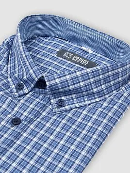 СОРОЧКА МУЖСКАЯ PEPLOS SH20134-R СИНИЙ