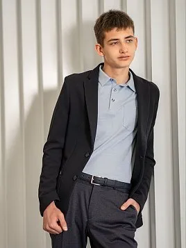 ПИДЖАК ПОДРОСТКОВЫЙ PEPLOS JA23T106-SL ЧЁРНЫЙ