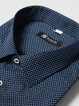 СОРОЧКА МУЖСКАЯ PEPLOS SH22144-SL ТЕМНО-СИНИЙ