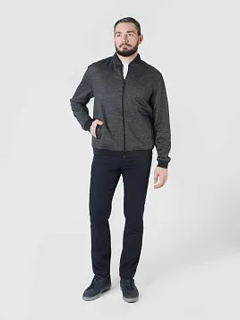 ТОЛСТОВКА-БОМБЕР МУЖСКАЯ PEPLOS SW24002-C СЕРЫЙ