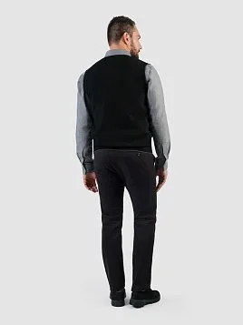 БРЮКИ МУЖСКИЕ PEPLOS P2508-SL ЧЁРНЫЙ