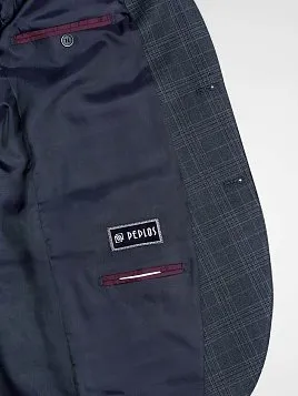 КОСТЮМ МУЖСКОЙ PEPLOS SU23007-SL ТЕМНО-СЕРЫЙ