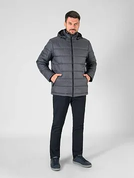 КУРТКА МУЖСКАЯ PEPLOS OW2418-DJ СЕРЫЙ