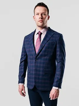 ПИДЖАК МУЖСКОЙ PEPLOS JA19023-R БОРДОВЫЙ