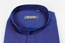 СОРОЧКА МУЖСКАЯ PEPLOS SH19232-SL СИНИЙ