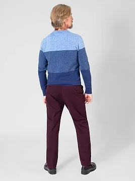 БРЮКИ МУЖСКИЕ PEPLOS P2204-SL БОРДОВЫЙ