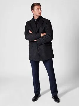 ПАЛЬТО МУЖСКОЕ PEPLOS OW2007-CT СЕРЫЙ