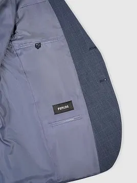 КОСТЮМ МУЖСКОЙ PEPLOS SU25153-SL СИНИЙ