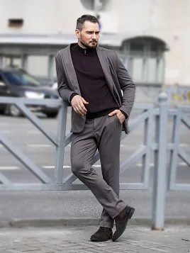 КОСТЮМ МУЖСКОЙ PEPLOS SU25121-R БЕЖЕВЫЙ