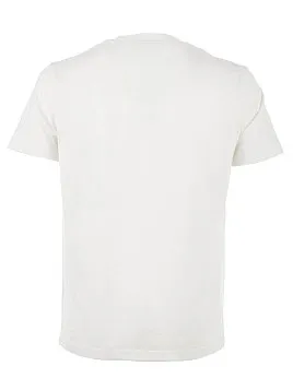 ФУТБОЛКА ИЗ ФАКТУРНОЙ ТКАНИ TSR26104-R МОЛОЧНЫЙ ОТТЕНОК