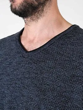 ПУЛОВЕР МУЖСКОЙ PEPLOS KN24P025 ТЕМНО-СИНИЙ