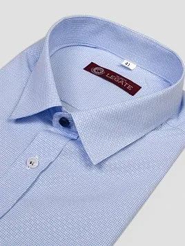 СОРОЧКА МУЖСКАЯ MAJESTIC LEGATE SH20061-K-SL ГОЛУБОЙ
