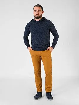 ХУДИ ВЯЗАНОЕ МУЖСКОЕ PEPLOS KN24H024 ТЕМНО-СИНИЙ