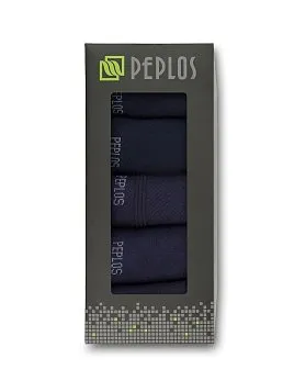 НОСКИ МУЖ. PEPLOS НАБОР 5 ПАР SBOX2603 СИНИЕ