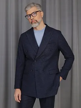 КОСТЮМ МУЖСКОЙ PEPLOS SU25149-R СИНИЙ