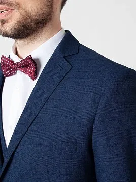 КОСТЮМ МУЖСКОЙ PEPLOS SU21012-SL СИНИЙ (ЖИЛЕТ ОТДЕЛЬНО)