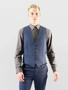 ЖИЛЕТ МУЖСКОЙ PEPLOS V25109-003 СИНИЙ