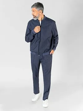 ПИДЖАК-БОМБЕР МУЖСКОЙ PEPLOS JA23004-В СИНИЙ