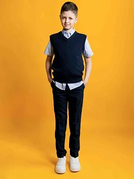 ЖИЛЕТ ДЛЯ МАЛЬЧИКА PEPLOS JKN24V004 ТЕМНО-СИНИЙ