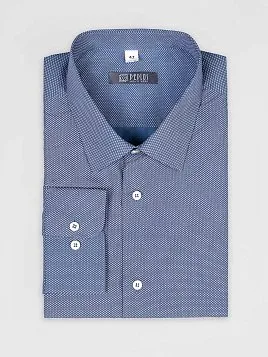 СОРОЧКА МУЖСКАЯ PEPLOS SH22136-С СИНИЙ