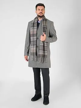 ПАЛЬТО МУЖСКОЕ PEPLOS OW2402-CT СЕРЫЙ